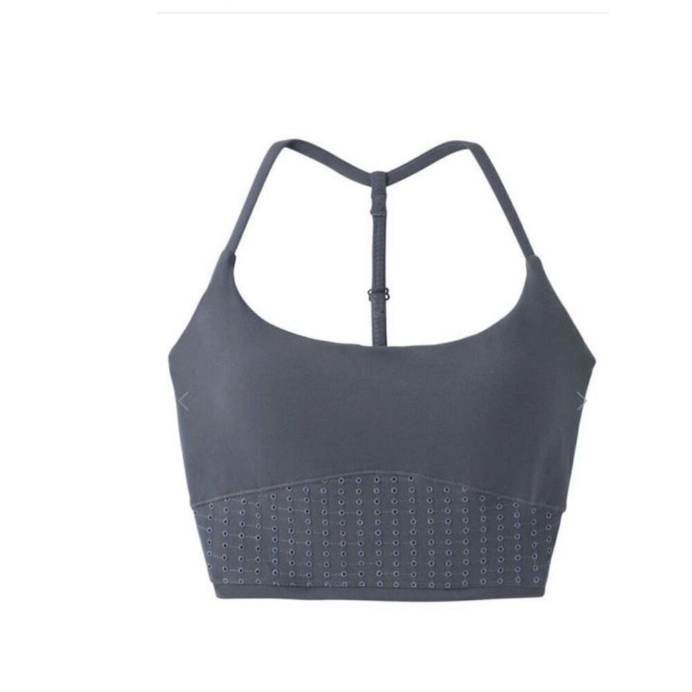 PrAna's Faro Bralette in Chalkboard Grey size XS